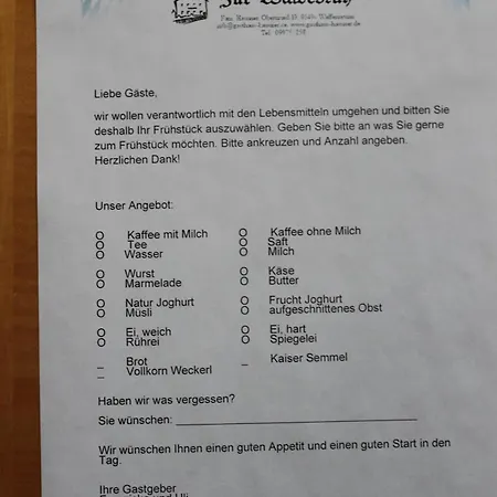 Zur Waldesruh Hotel